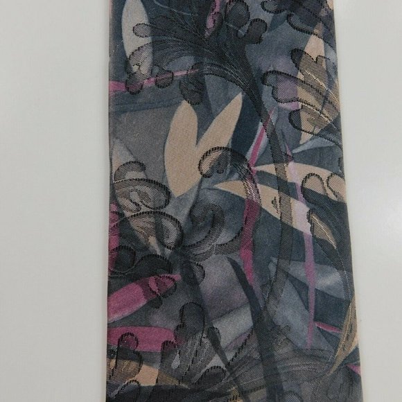 Robert Alan NWOT Dark Gray/Black/Purple T544 - Picture 3 of 4